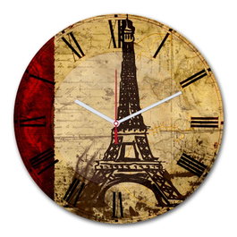 Wallity Reloj Decorativo de MDF Multicolor 3030MS-004